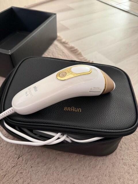 Braun IPL Silk expert pro 5 evde lazerle tüy alma cihazı iki başlık