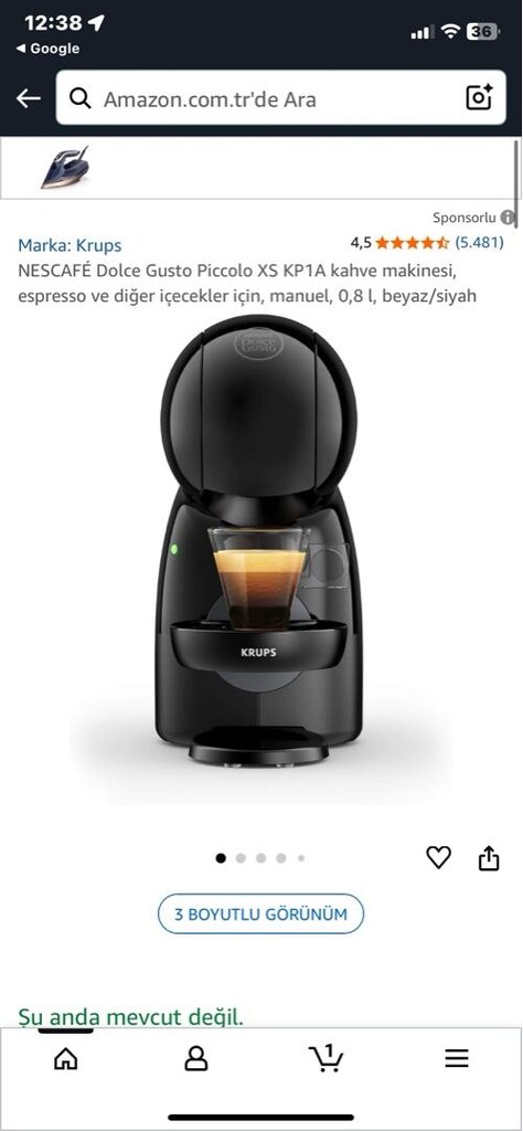 Nescafe krups kahve makinesi - 7