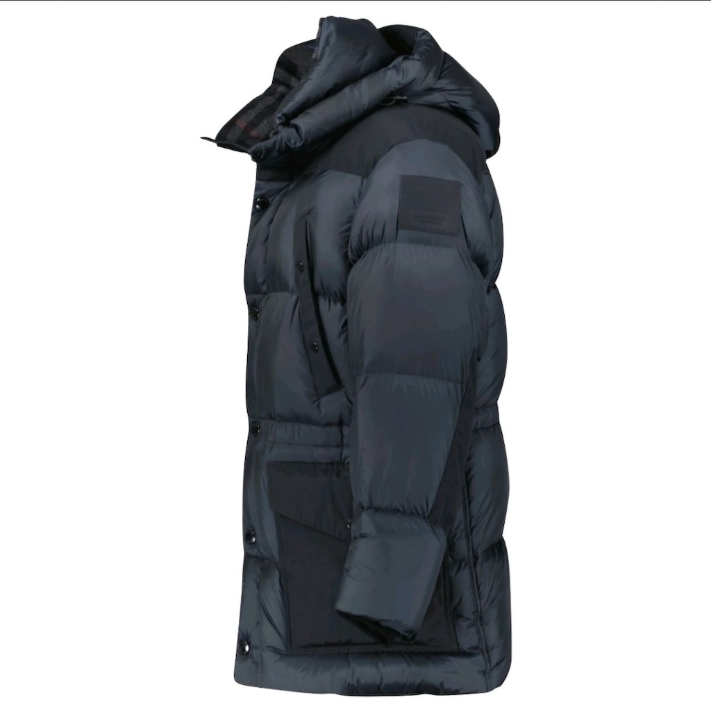 Burberry 'Lindford' Siyah Şişme Mont - 8