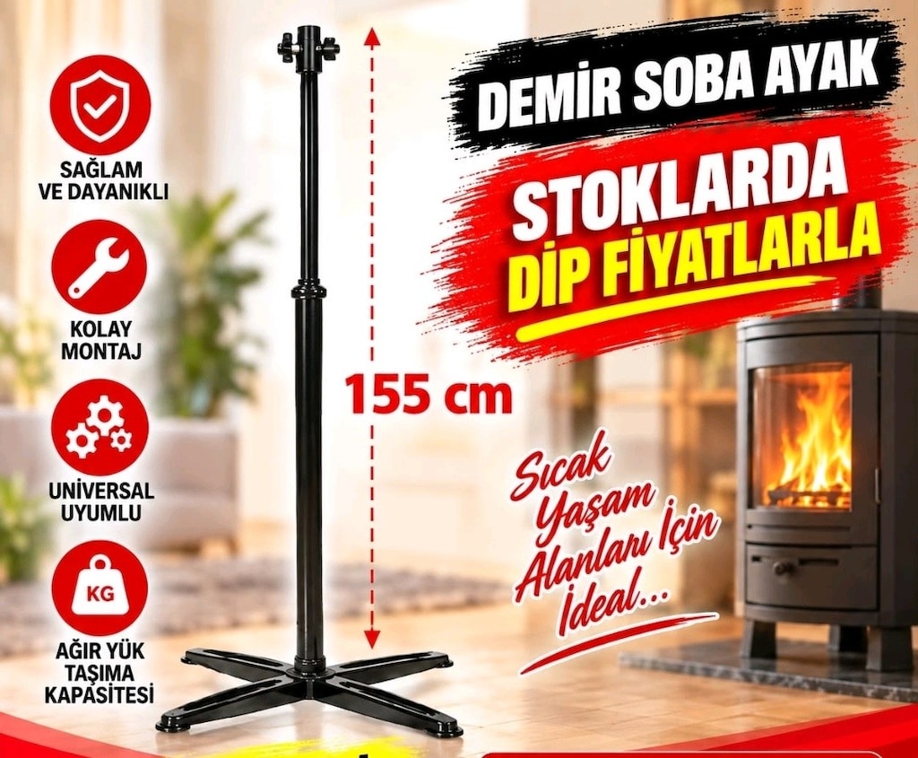 UFO ayak ısıtıcı ayağı Kumtel soba ayak