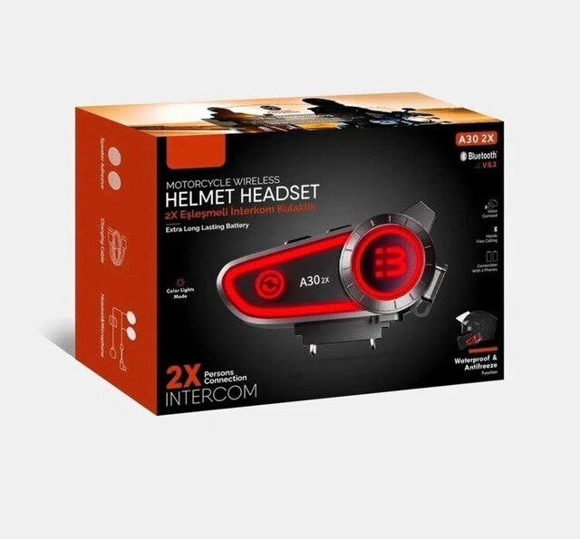 BLİC A30 2X EŞLEŞMELİ KASK KULAKLIĞI (İntercom)