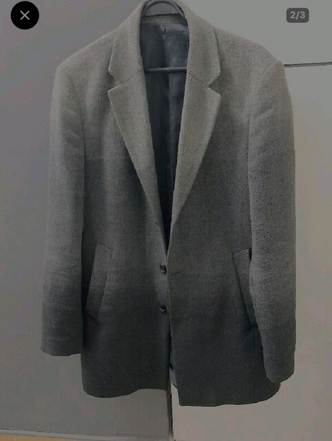 190 TL ye XXL beden kaşe kaban kusursuz