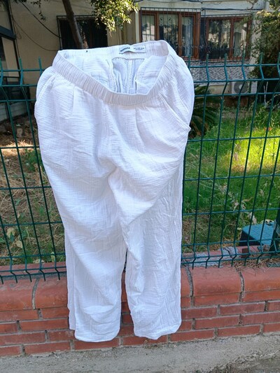 BERSHKA ŞİLE BEZİ ERKEK PANTOLON