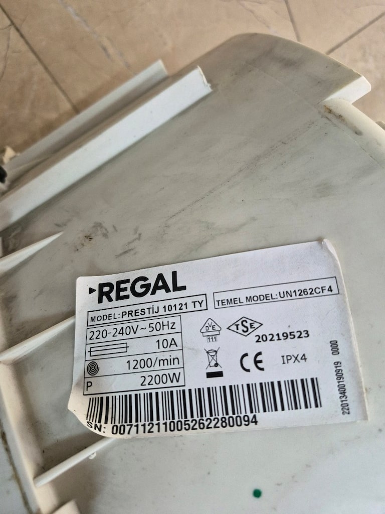 PRESTİJ 10121 TY REGAL ÇAMAŞIR MAKİNESİ KAZANI-ÖZDUR TEKNİK - 5