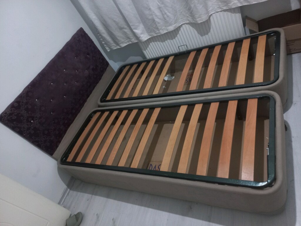 Çift kişilik baza başlık yatak - 2
