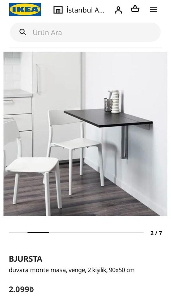 ikea masa ve sandalye - 6