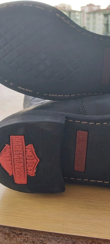 Giyilmiş Unisex Harley Davidson 39 Numara Çizme - 5