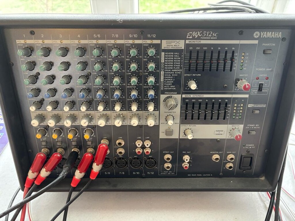 Yamaha EMX 512 312 212 Powered Mixer Swan Flight Case (Hex