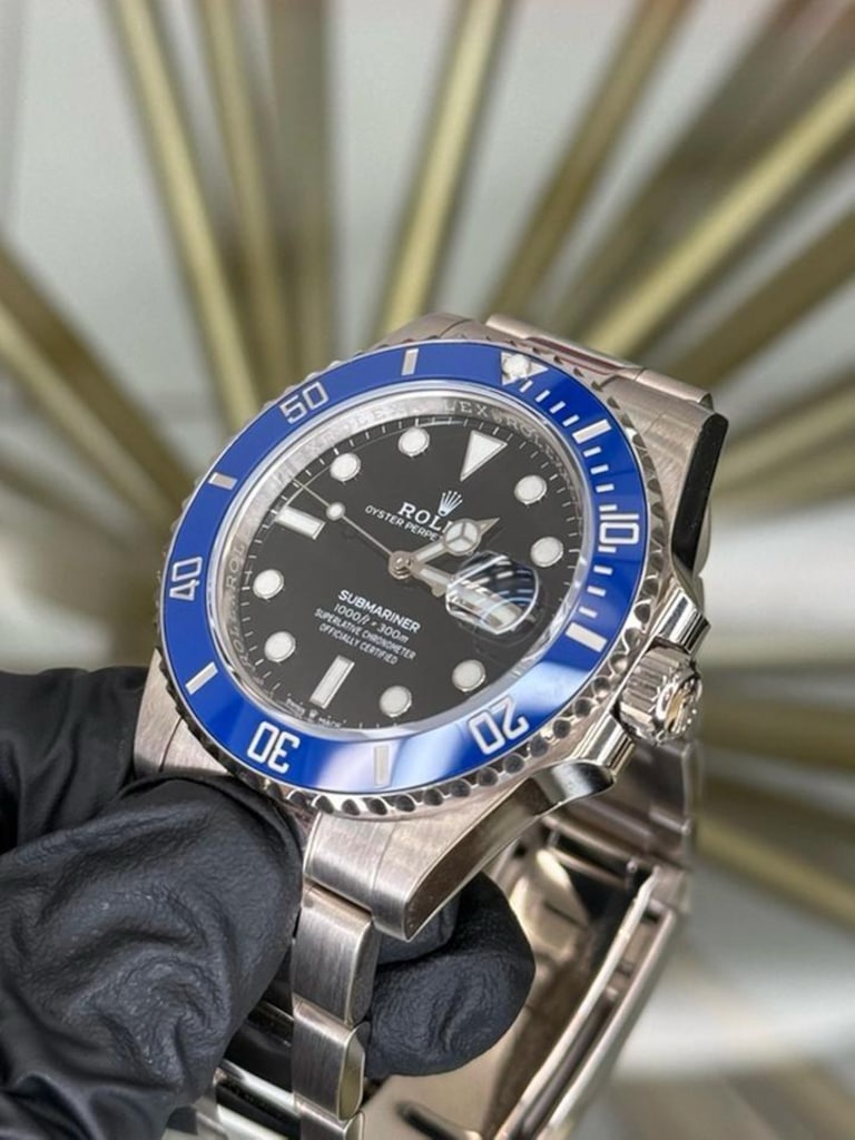 Özel Seri Rolex Submariner - Mavi Bezel & Jubilee Kordon (Sıfır) - 4