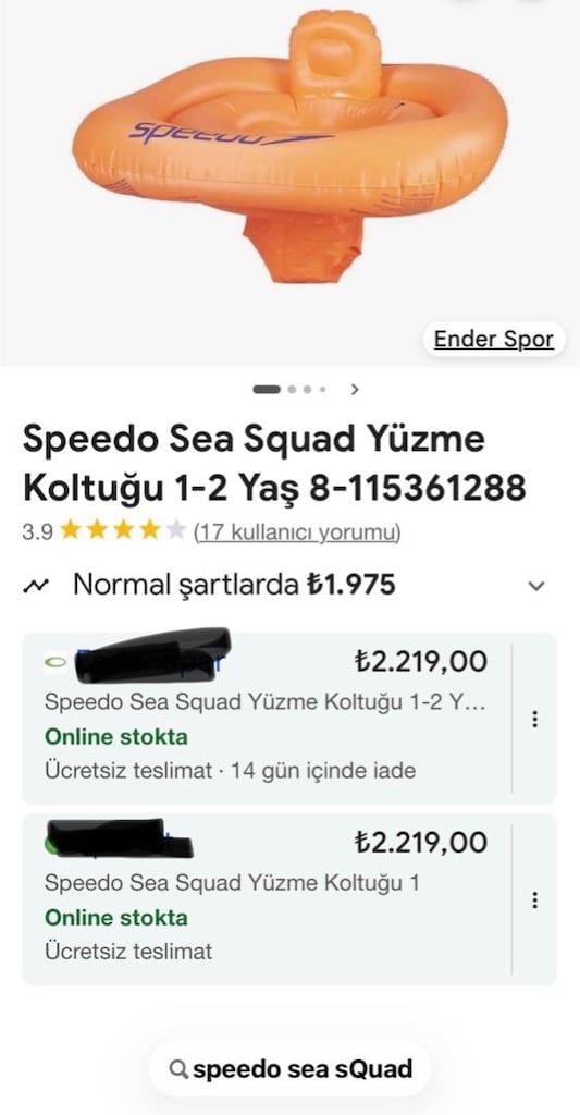 speedo yüzme koltuğu 1-2 için - 6