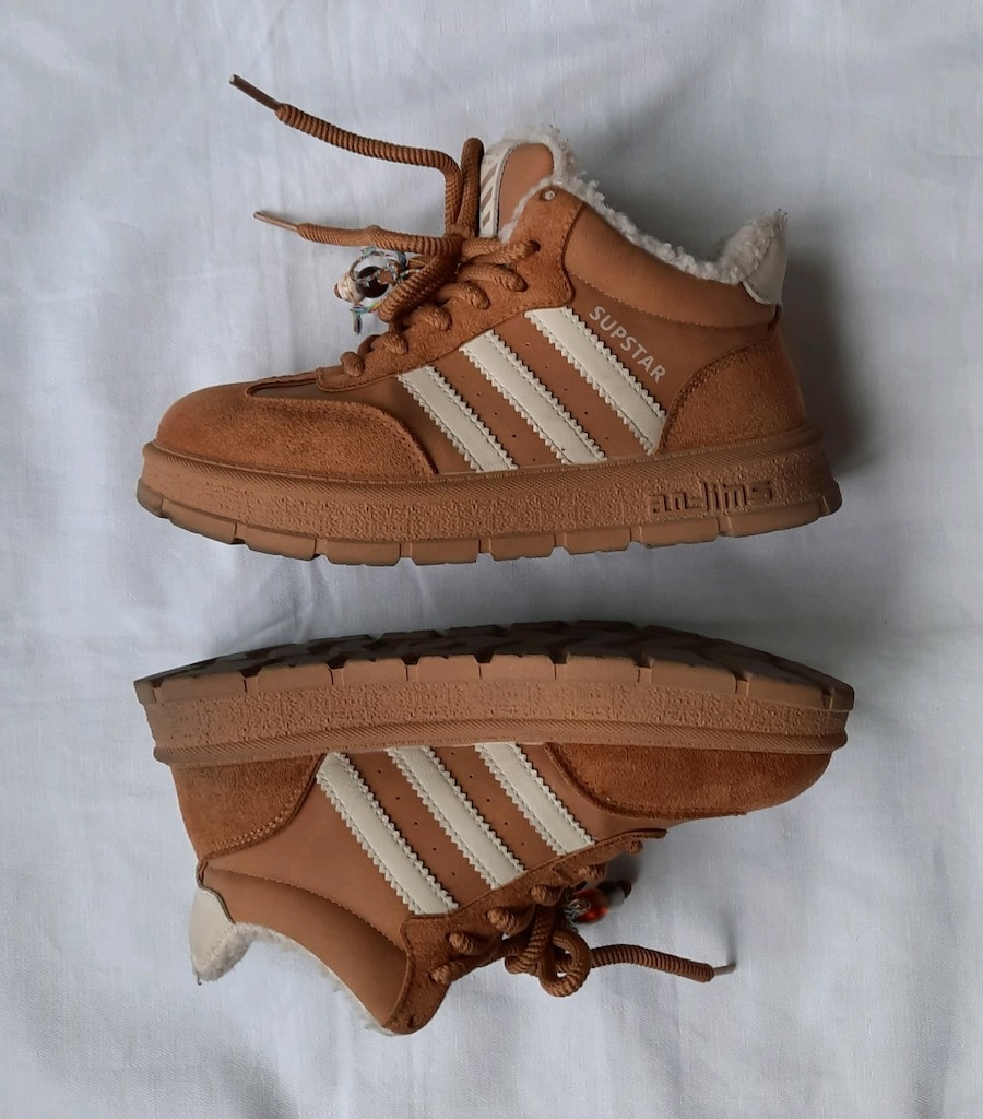 35 Numara Çocuk Süet Sneaker Ayakkabı - 3
