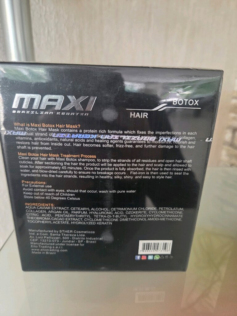 maxı brezilya keratin collagen argan oil maske - 3
