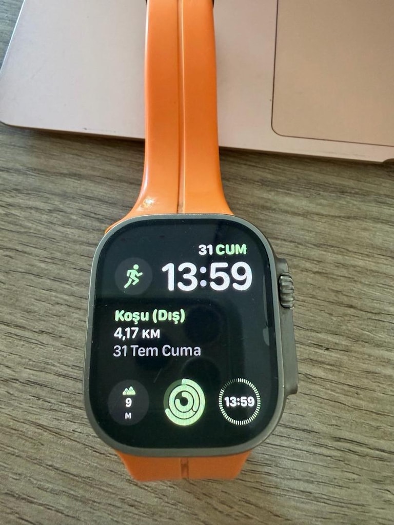 Apple Watch Ultra 1 49mm Titanyum | Hatasız • Kutulu • İlk sahibinden - 5