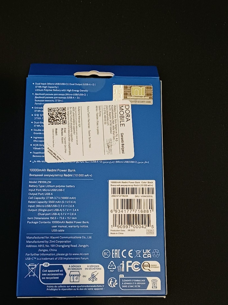 Xiaomi 10.000 mah powerbank - 2