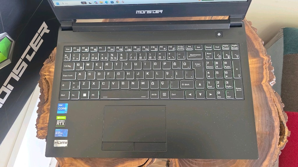 Monster Abra i7-11800H RTX 3050 Tİ HATASIZ GAMİNG LAPTOP - 6