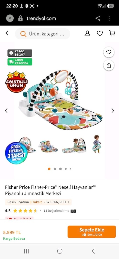 fisher price oyun yatağı - 2