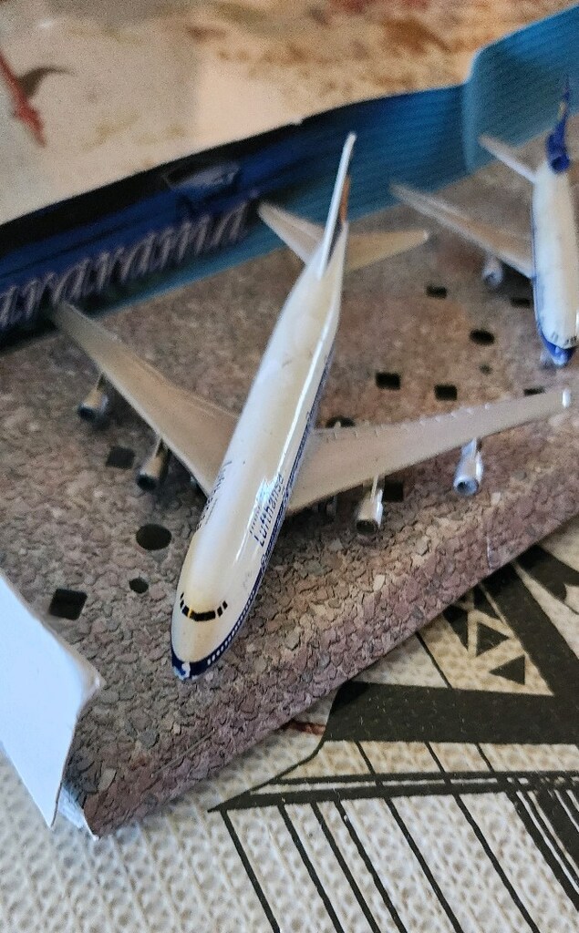 Diecast Lufthansa 4 adet metal uçak maketi - 2