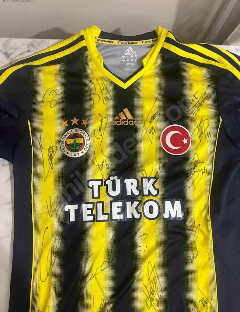 2013-2014 Fenerbahçe İmzalı Forma - 3