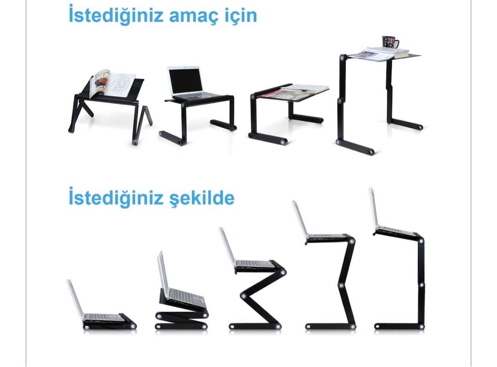 Laptop sehpası ayaklı Sıfır kutusunda ürün - 3