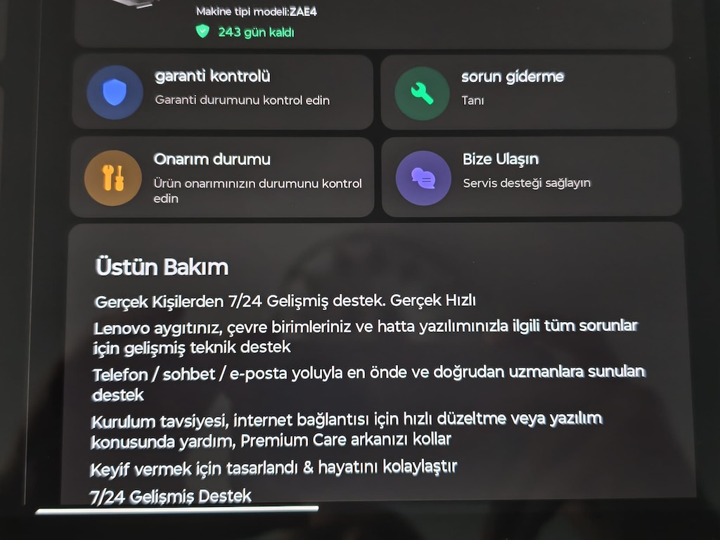LENOVO TABLET 12.7 İNÇ - 8/256 - 3K EKRAN - DİMENSİTY 8300 - GARANTİLİ - 4