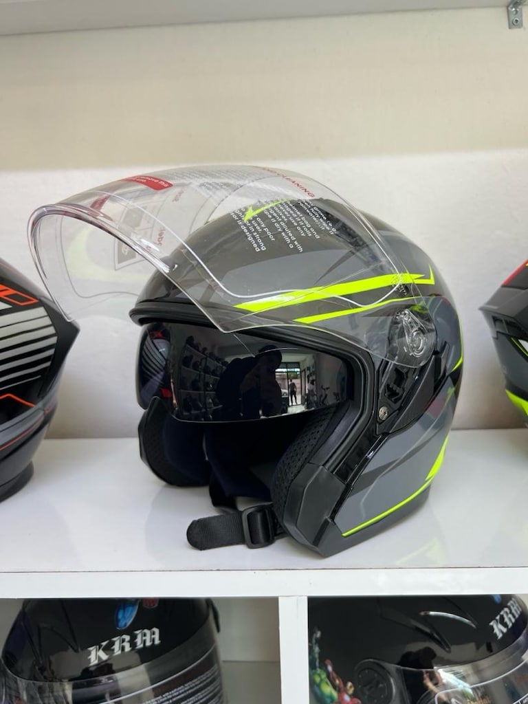 yarım kask Güneş vizörlü - 10