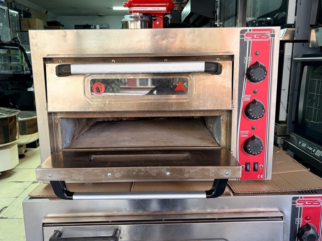 SGS 50x50 Çift Katlı Pizza Fırını / Elektrikli Pide Lahmacun Pizza - 5
