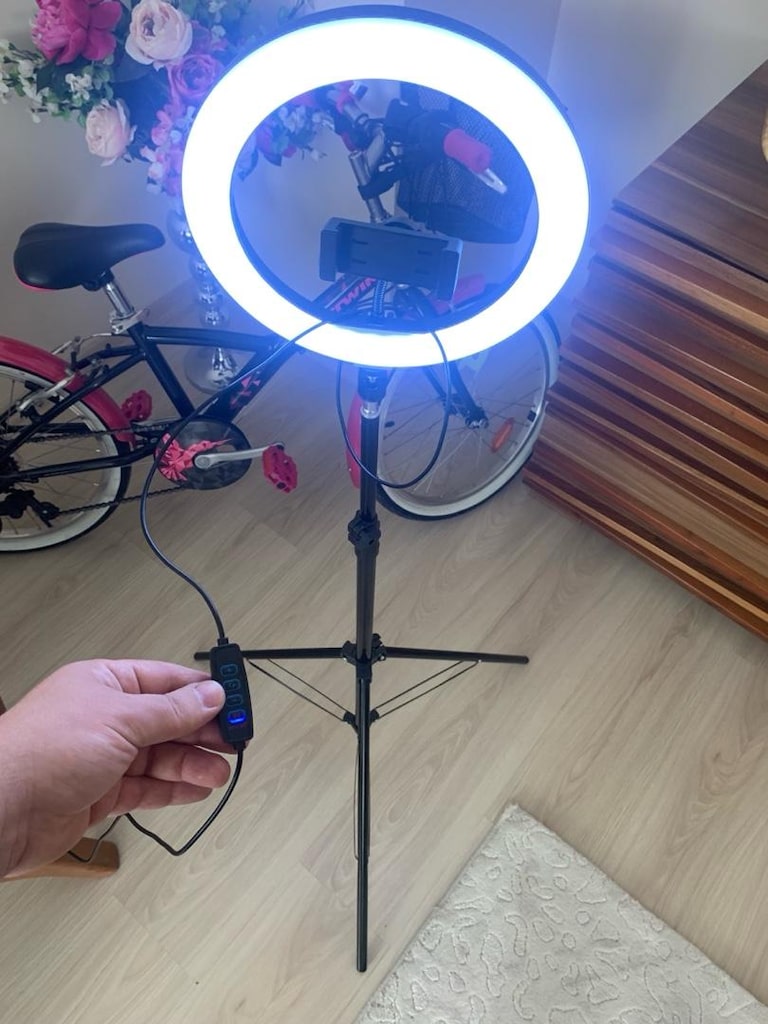 Led Işıklı Tripod Telefon Tutuculu - 8