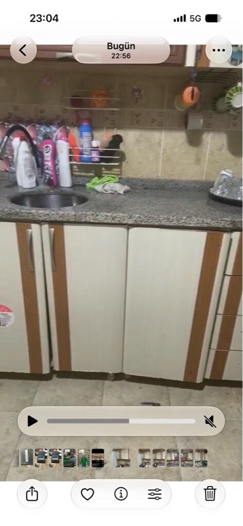 ikinci el temiz mutfak dolabı