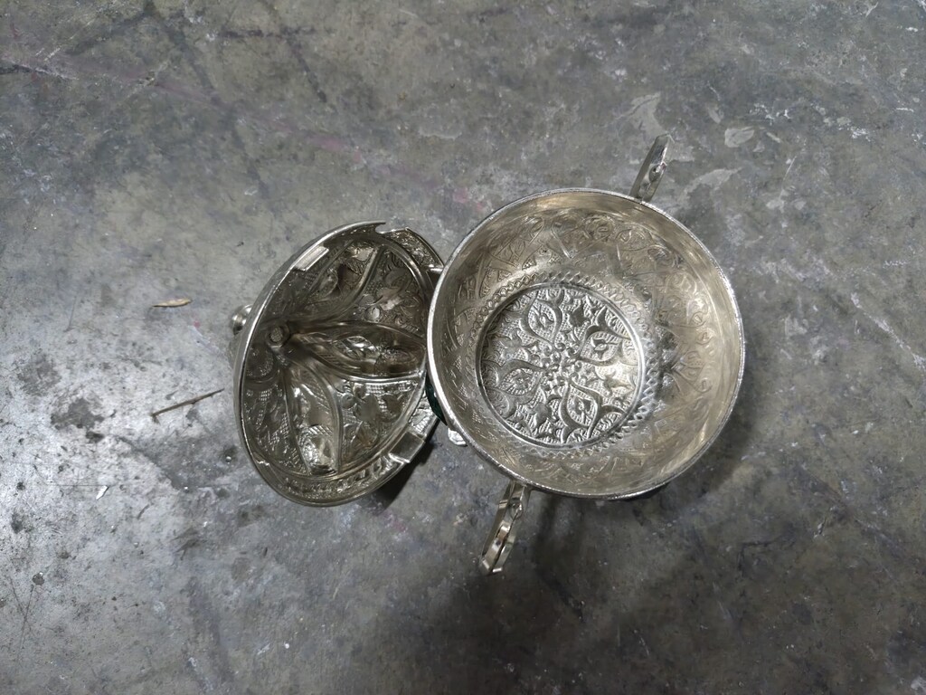 Esma Marka Osmanlı Motifli Kapaklı Döküm Lokumluk Şekerlik - 3