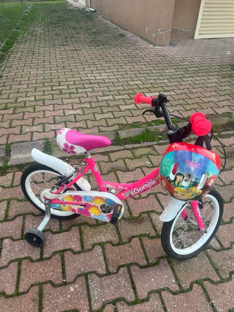 YENİ GİBİ KIZ BİSİKLET KASK HEDİYE - 2