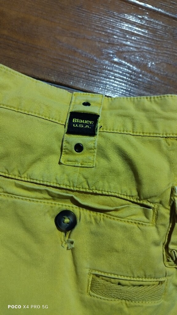 #Blauer USA ithal marka şık bermuda pantolon .Eni 40 Boyu 48 . - 4