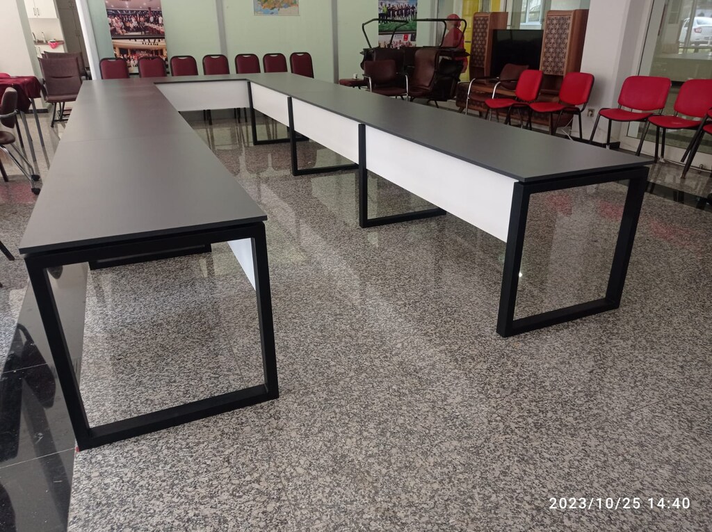 U MASA / ÖĞRETMENLER ODASI MASASI / İSTENİLEN ÖLÇÜ / ARAL OFİS - 10