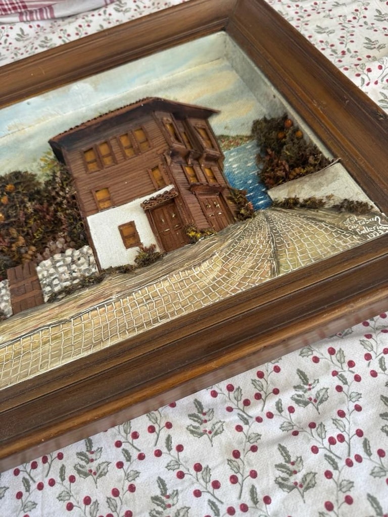 Ayla Çaştaban 2 adet ahşap tablo - 4