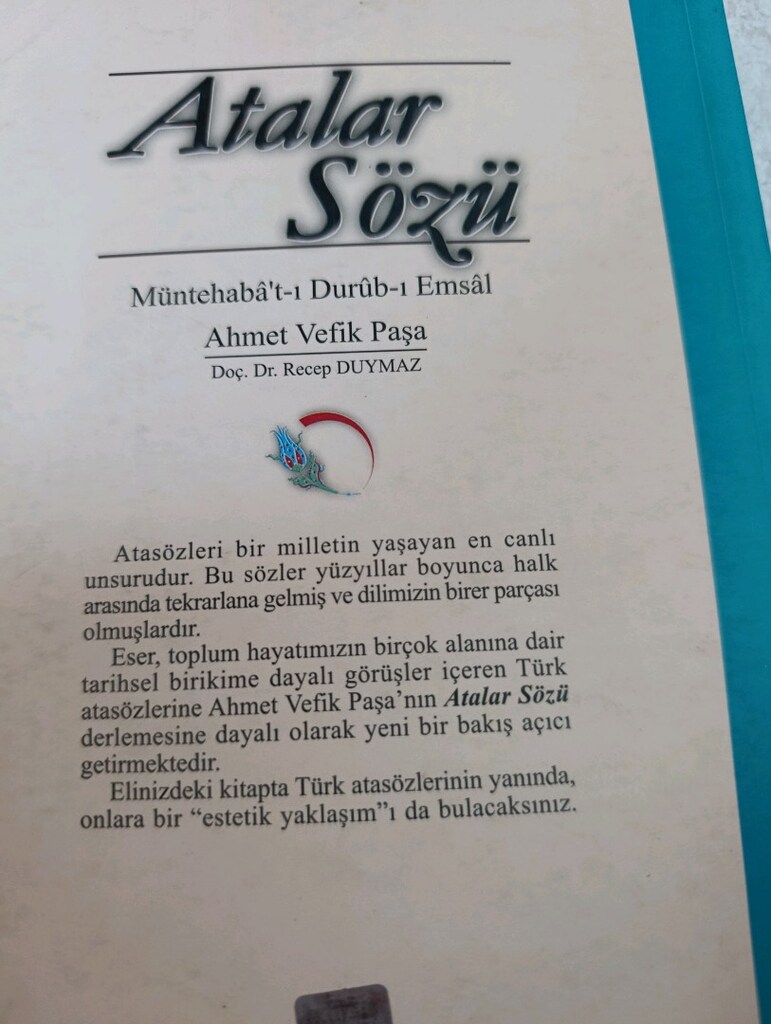 ATALAR SÖZÜ AHMET VEFİK PAŞA - 2