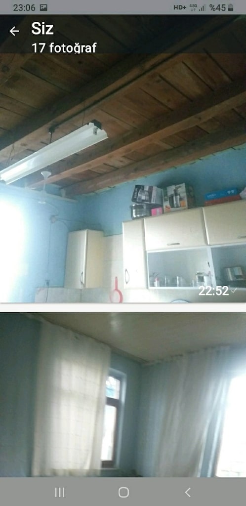 mutfak dolabı içinde satılık enkaz çatısı 5'e 10 gardolabı ve mutfak d - 9