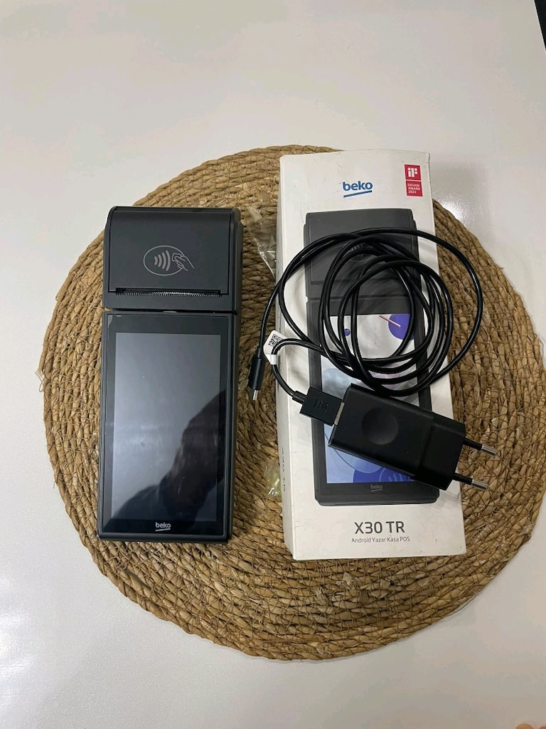 Temiz Beko X30 TR Android Yazarkasa POS - 3 Ay Kullanıldı, Kutulu! - 2