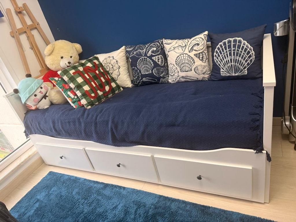 IKEA HEMNES 3 Çekmeceli Açılır Divan – 2 Yatak Dahil | Sıfır Ayarında - 2