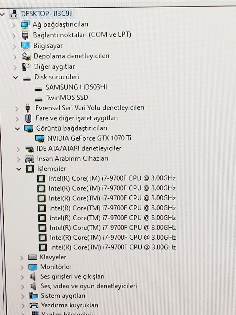 32 GB RAM - 280 HZ MONİTÖR - 9.NESİL İ7 - OYUNCU BİLGİSAYARI - 8