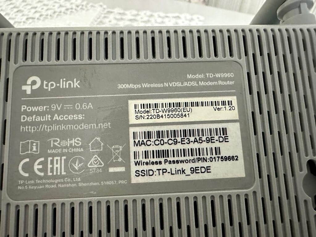 Tp-link 9960 vdsl2 modem - 4