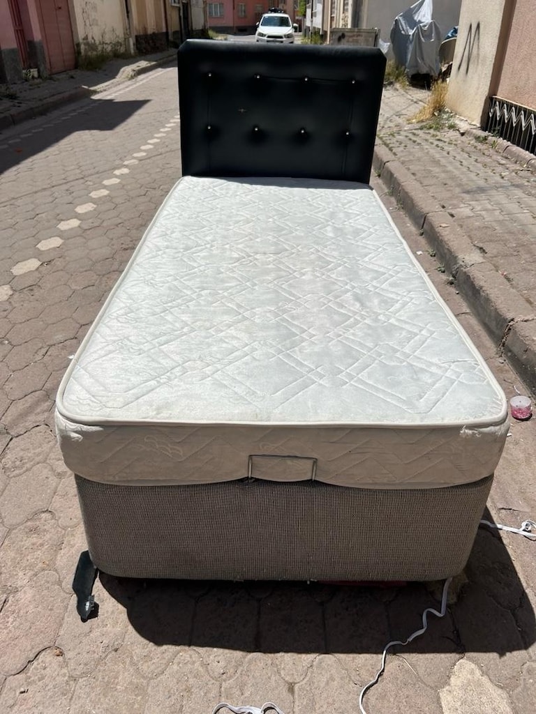 Tek Kişilik Baza Başlık Yatak - 4