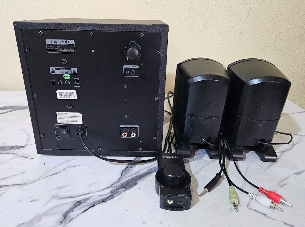 Microlab M820 2+1 Ses Sistemi Çok Temiz 40Watt RMS 40W - 4