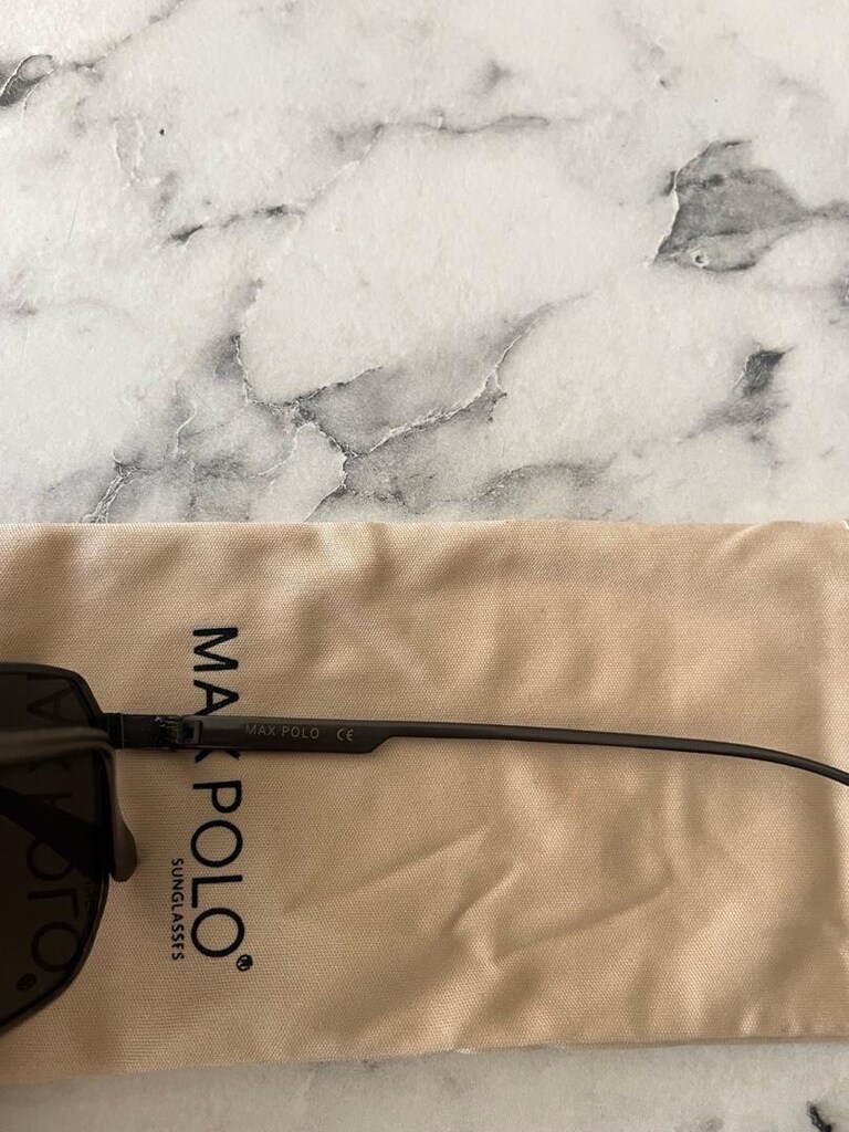 Sıfır Max Polo Füme Metal Çerçeve Köşeli Güneş Gözlüğü - MP-2821 - 5