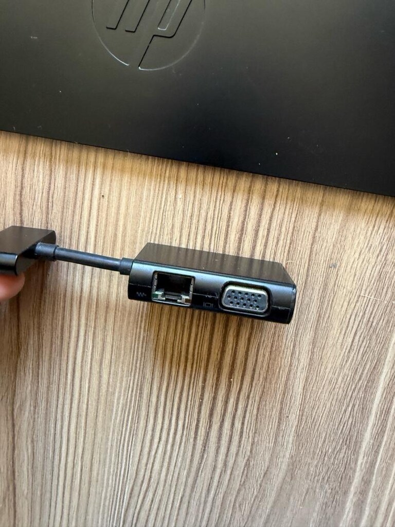 Hp Ultraslim Dock Bağlantı İstasyonu Yerleştirme Ethernet Vga Adaptörü - 3