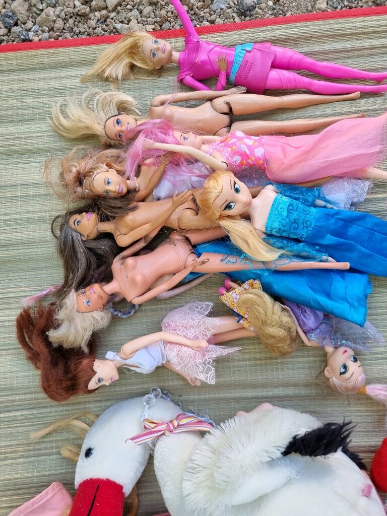 Barbie bebek peluş oyuncak peluş bebek karışık hepsi - 2