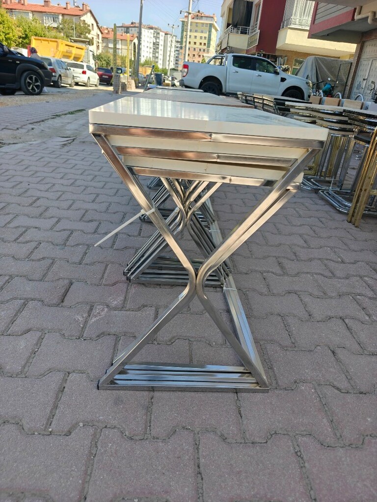 3 LU X AYAKLİ ZİGON SEHPA TAKİMİ - 2