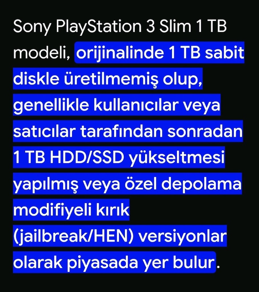 PS-3 SÜPER SLIM 1 TB HAFIZA 96 TANE OYUN VAR İÇİNDE TEMİZ KULLANILMIŞ - 14
