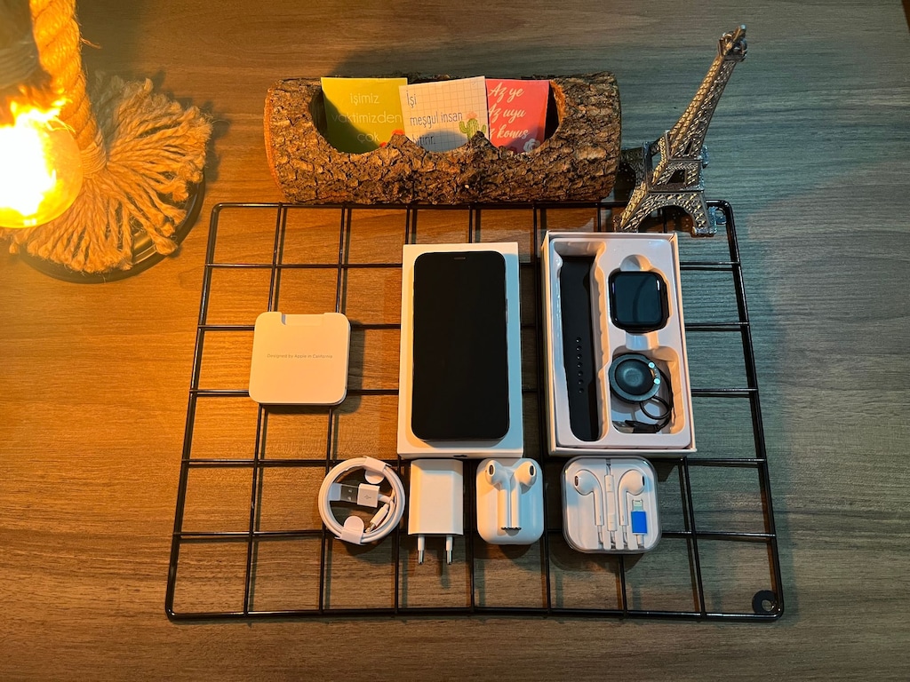 FULL AKSESUARLI İPHONE 12 MİNİ BLACK - 4