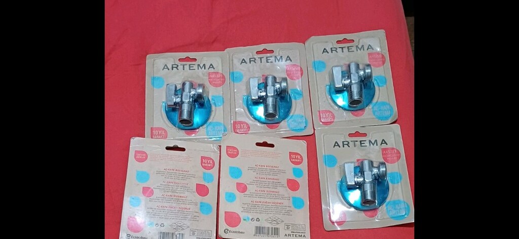 ARTEMA. 6 .ADET. FILITRELI KUROM MUSLUK A45228 BULAŞIK CAMAŞIR İCİN - 4