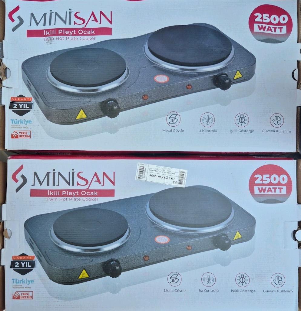 Minisan İkili Pleyt Elektrikli Ocak - 2
