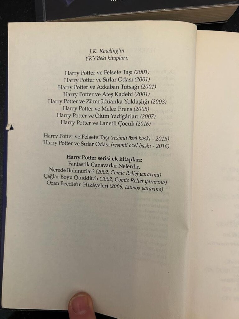 Harry Potter kitapları - 3